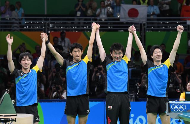 日本乒乓球和德国男团谁赢了